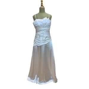 NEW FANNY women's beaded bridal gown in white